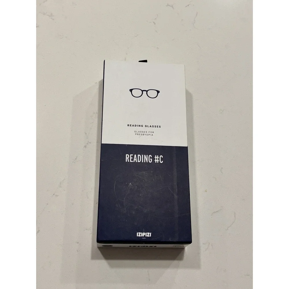 Izipizi Navy Blue Occhiali Da Lettura Reading Glasses #C 1.0 NIB